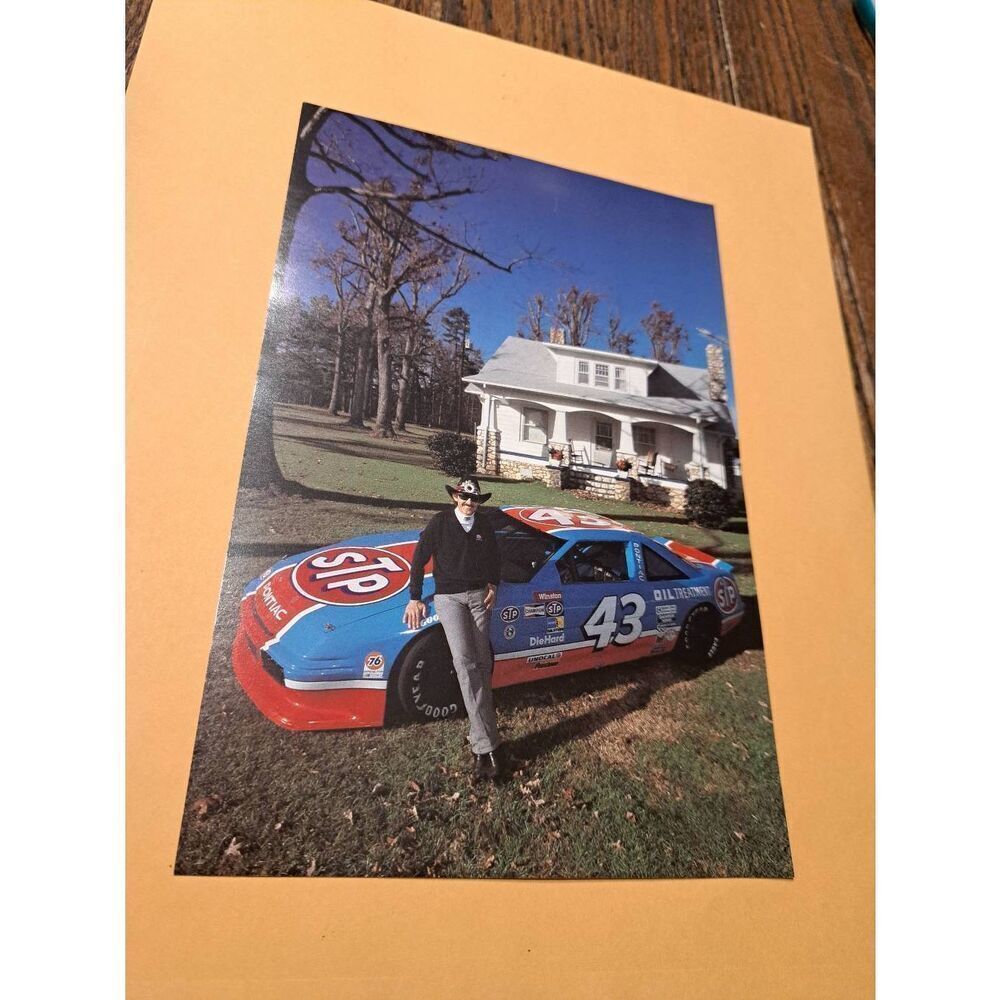1990 Richard Petty STP Driver Card #43 Pontiac Graphic Image 9x6 Level Cross NC